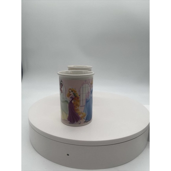 Disney 2012 Frankford Candy Children's Princess Mugs/Cups Pastel Colors (2) - Picture 4 of 8